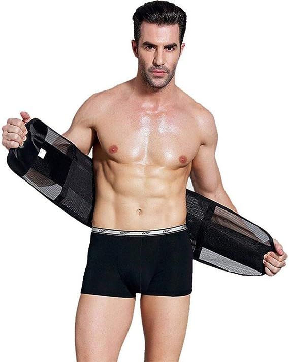 Shaper Unisex Waist Trainer Fat Burner Slimming Belt-Black
