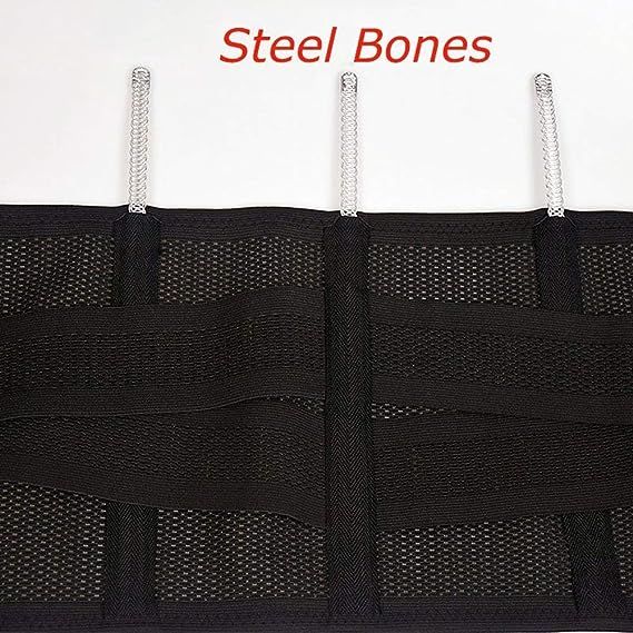 Shaper Unisex Waist Trainer Fat Burner Slimming Belt-Black