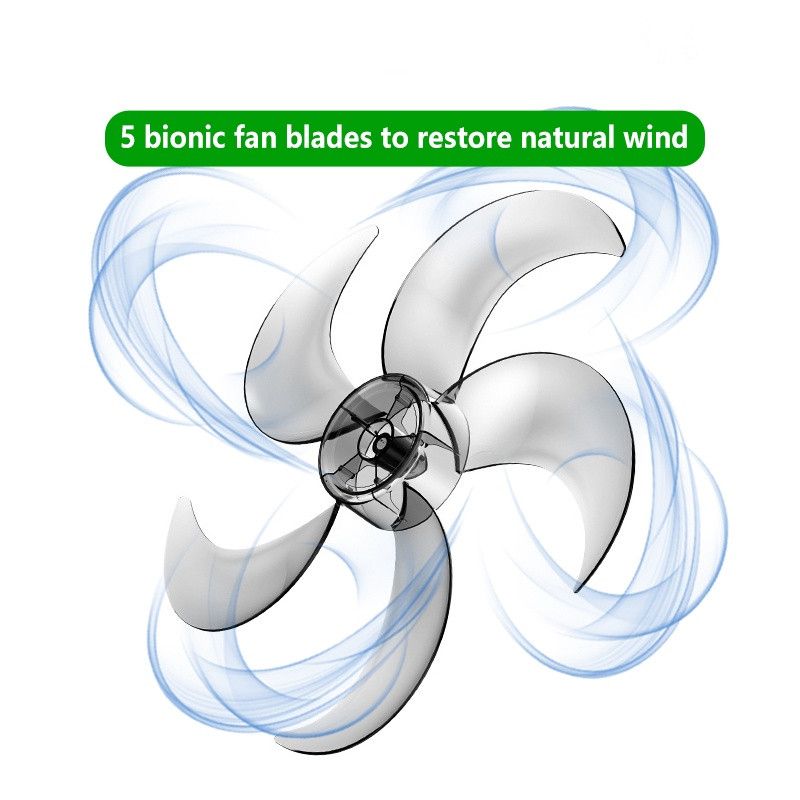 16 Inch Floor Rechargeable Standing Fan With Solar Panels