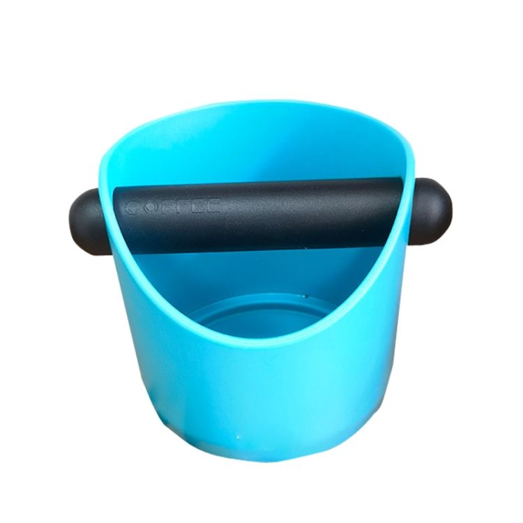 Coffee Grounds Bucket, Style:, Color: A Model (Peacock Blue)