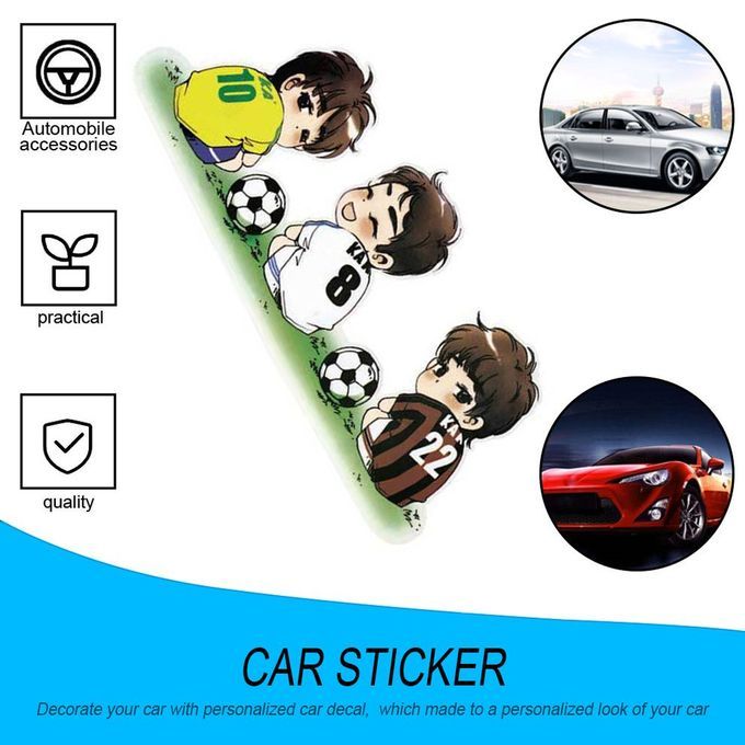 Funny  Artoon  Ar Sti Ker Football Player Pattern Sti Ker Waterproof De Als-multicolor-A23
