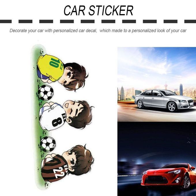 Funny  Artoon  Ar Sti Ker Football Player Pattern Sti Ker Waterproof De Als-multicolor-A23