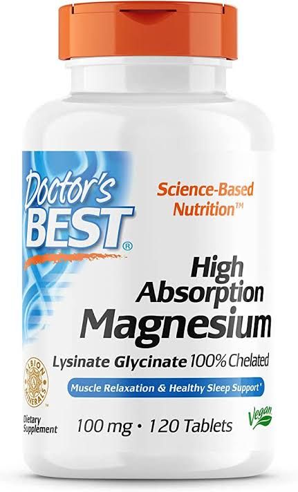 High Absorption Magnesium Glycinate Lysinate, 100mg, 120 Cnt