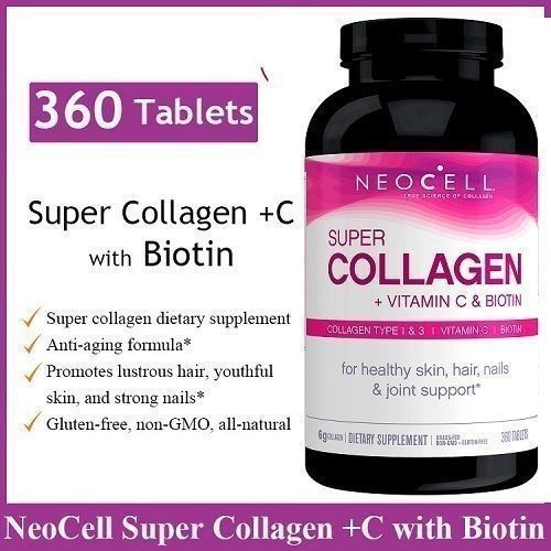 Super Collagen With Vitamin C+ Biotin - 360 Tabs_