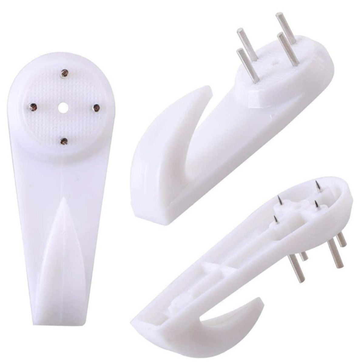 40Pcs Invisible Nail Screws Wall Hooks No Trace Picture Hangers Traceless Multi-function Art Painting Frame Hanger