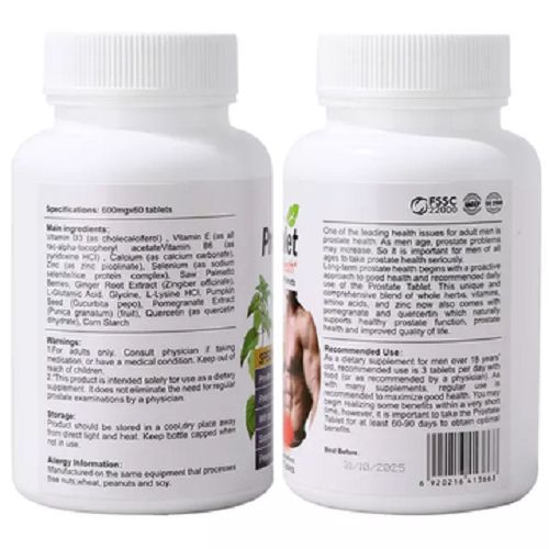 Prostate Tablet/ Dietary Supplement 60 Tablets