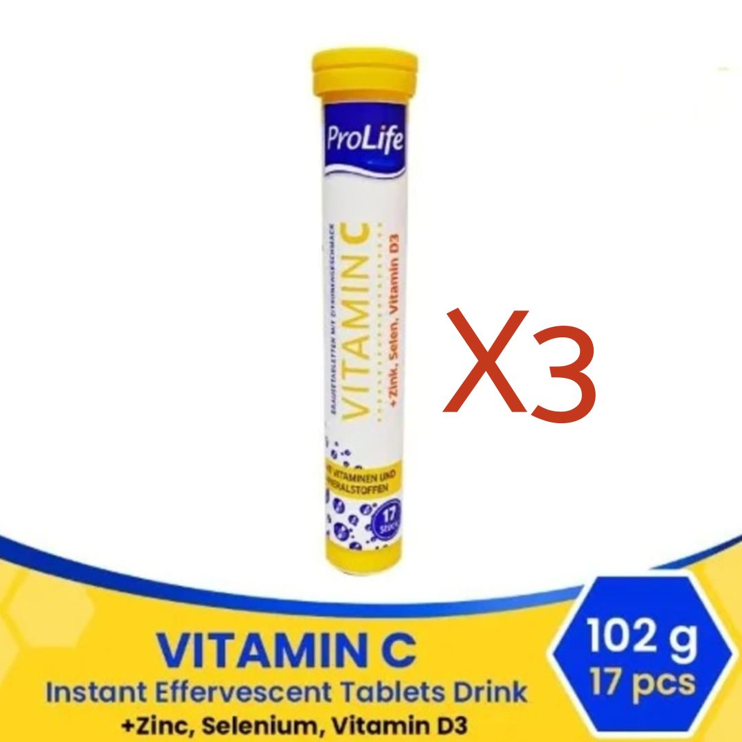 Effervescent Vitamin C, D3, Zinc, Selenium, Immune Booster