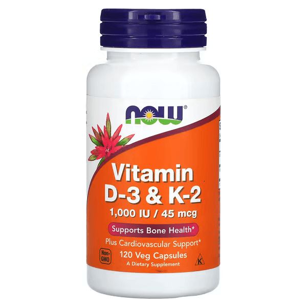 Vitamin D3 + K2 - 120 Veg Capsules