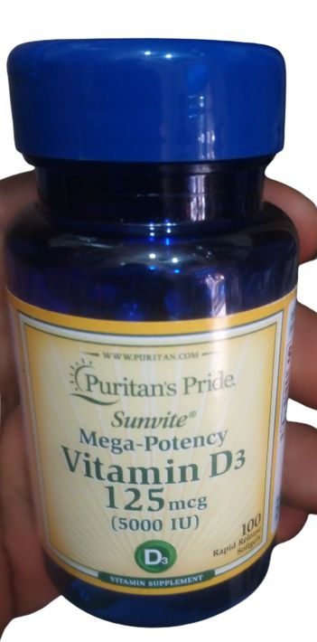 Mega Potency Vitamin D3 5000IU