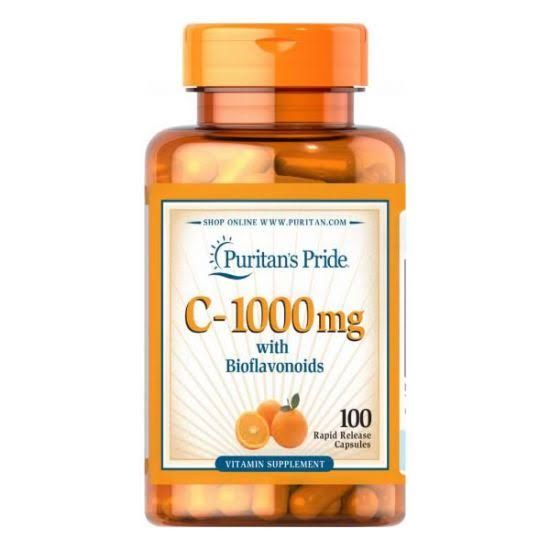 Vitamin C-1000 Mg With Bioflavonoids & Rose Hips X100