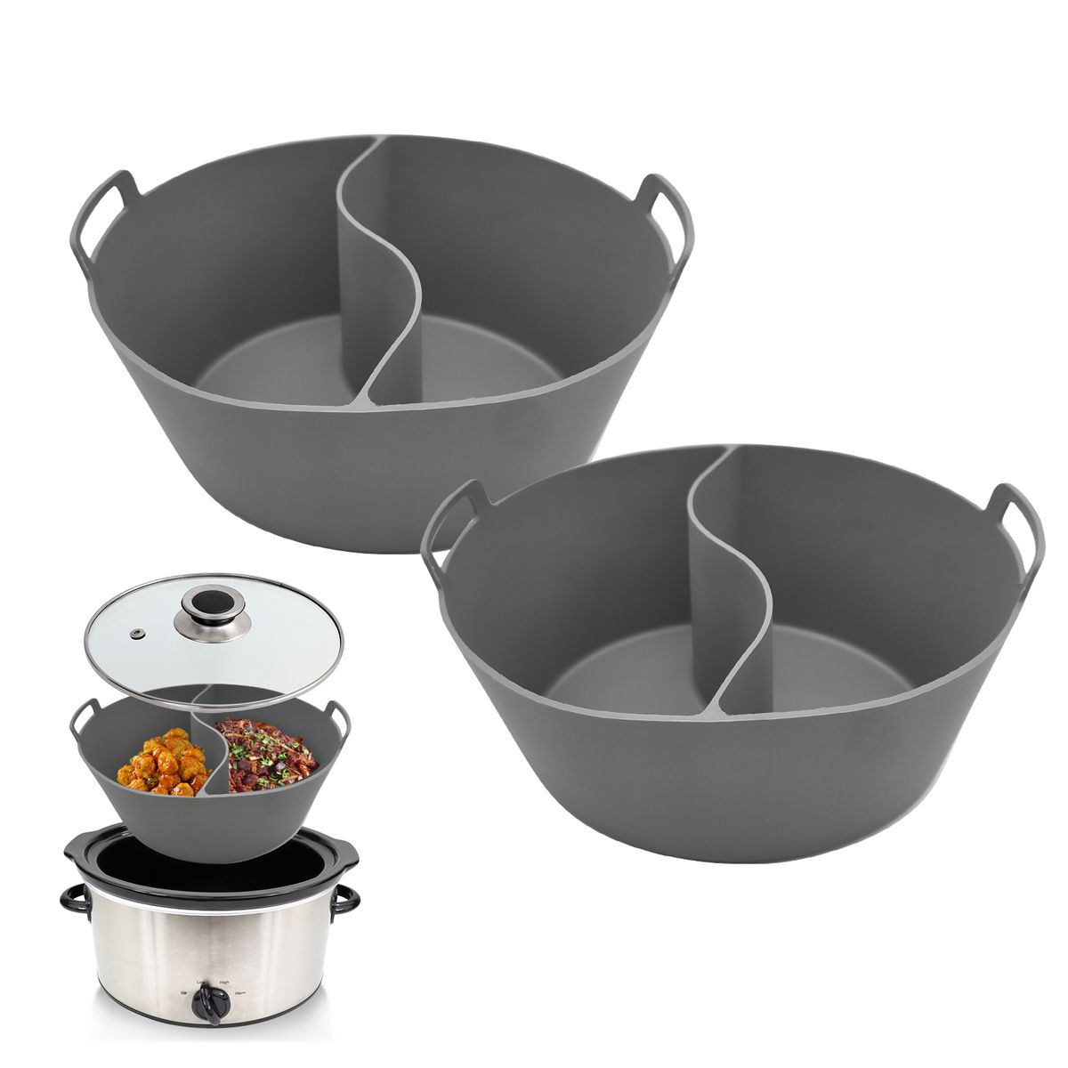 2pcs Slow Cooker Liners For 6/7/8 Quarts Slow Cooker Food