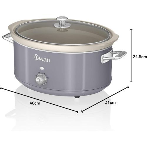 Retro Slow Cooker - 6.5L