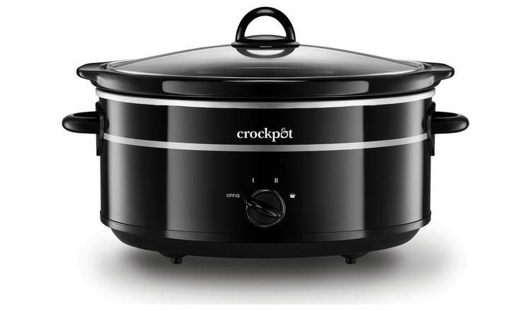 Crock Pot Slow Cooker -Removable Easy-Clean Ceramic Bow 6.5L