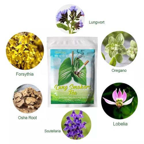 LUNG TEA Natural Cleansing - Smoking Lungs Detoxification