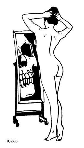 Black Sex TriangleTattoos Black Tatoos Fake Waterproof Arm Temporary 1 Stickers Tattoo PCS Art Kiss Gun Girl Sticker Body