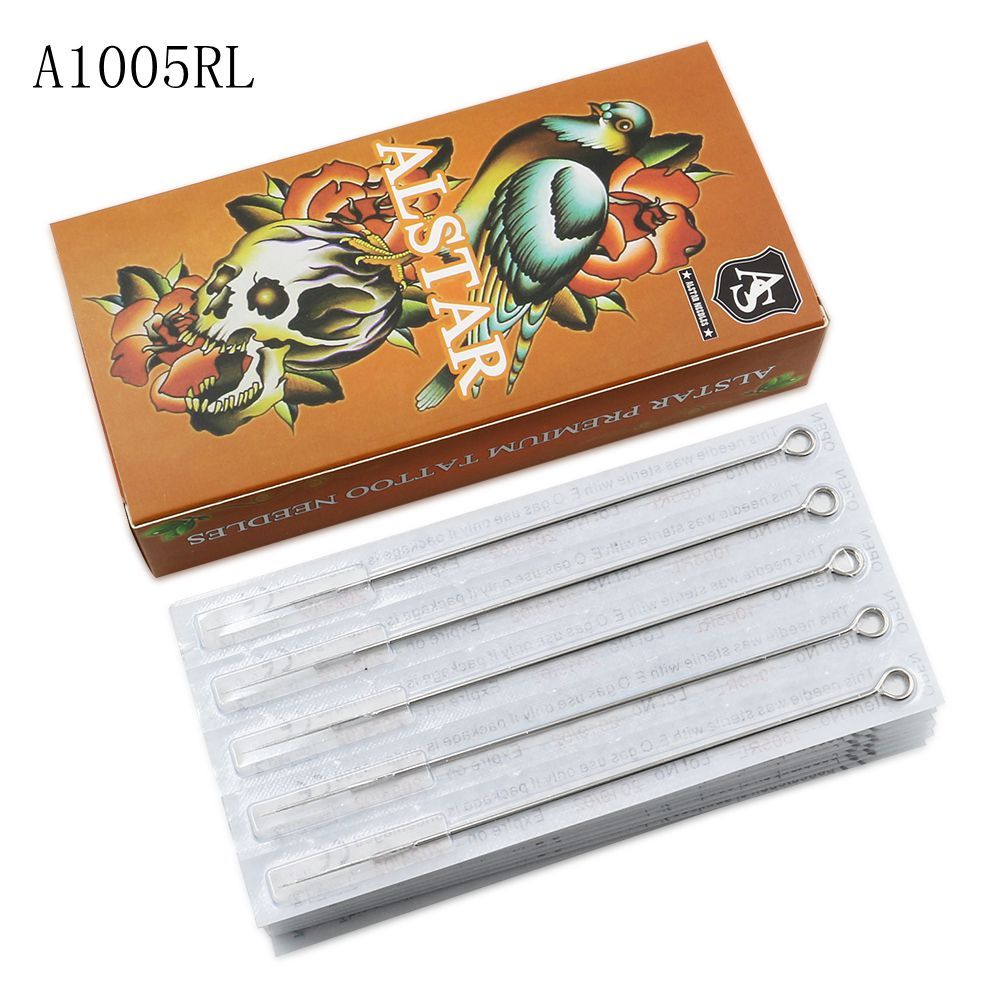 Tattoo Tattoo Steel 316L Shader Medical Gun Stainless Liner Medical For Disposable Machines A1005RL 0.35MM Needle