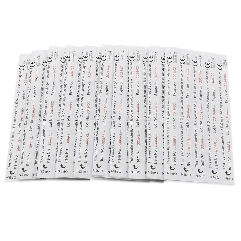 Tattoo Tattoo Steel 316L Shader Medical Gun Stainless Liner Medical For Disposable Machines A1005RL 0.35MM Needle