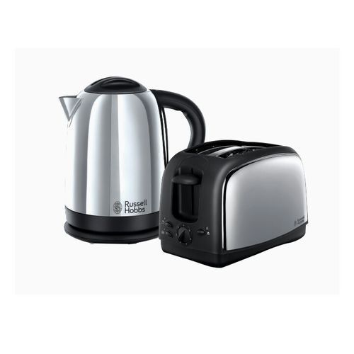 Lincoln Twin Pack Jug Kettle & 2 Slice Toaster