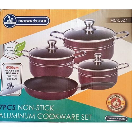Cookware Set-- Non Stick Pot Set (3 Pieces) + 1 Frying Pan