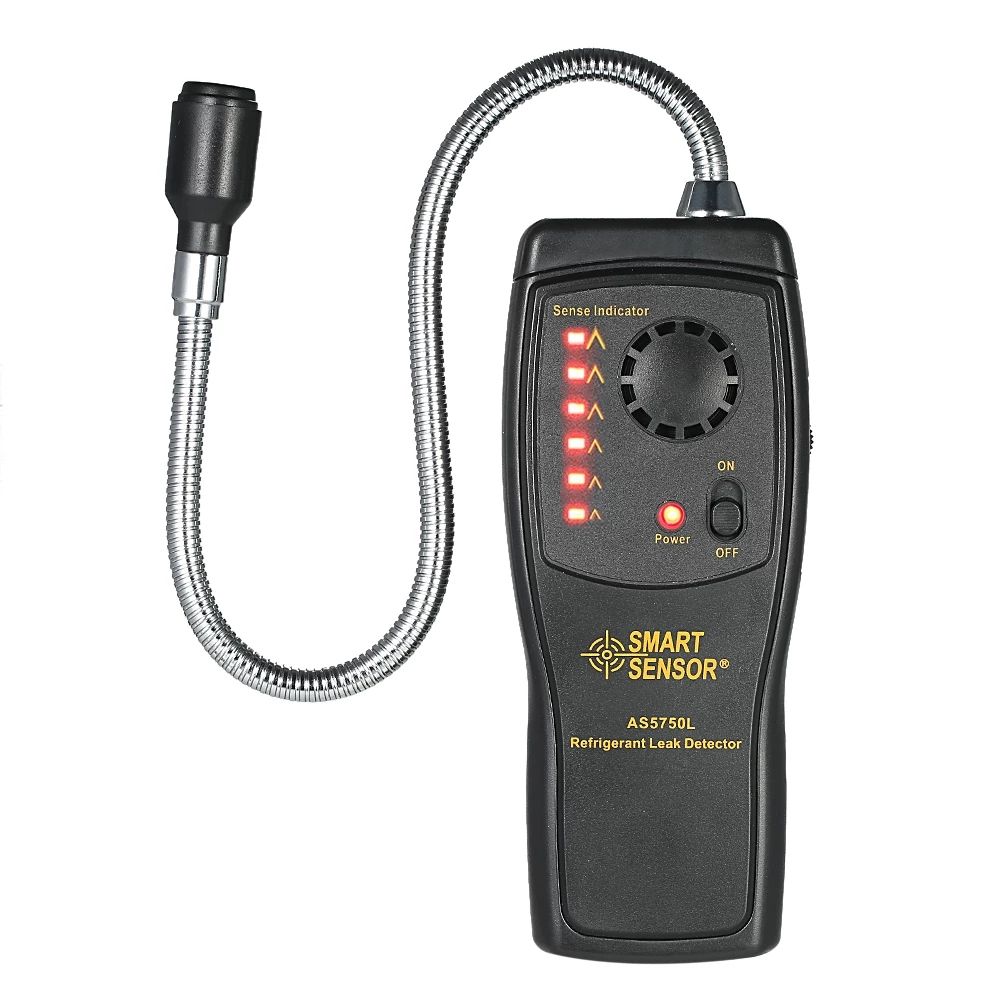 AS5750 Gas Analyzer CFCs HCFCs HFCs Halogen Gas Detector Refrigerant Air Conditioning Detector Freon Gas Leak Tester Teser