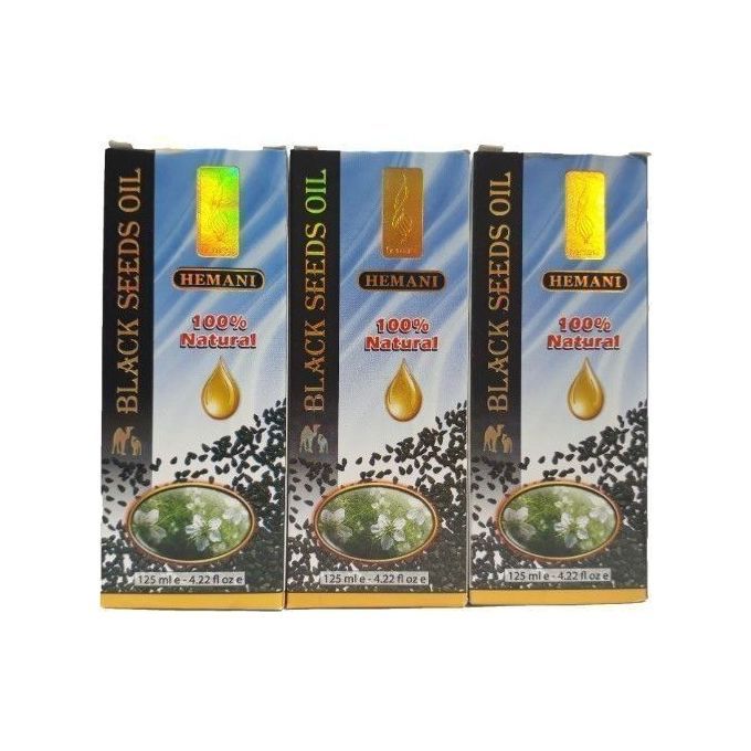Hemani Black Seed Oil (60ml) - Pack Of 3pcs