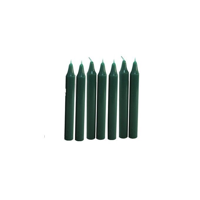 7 Pcs Green CANDLE