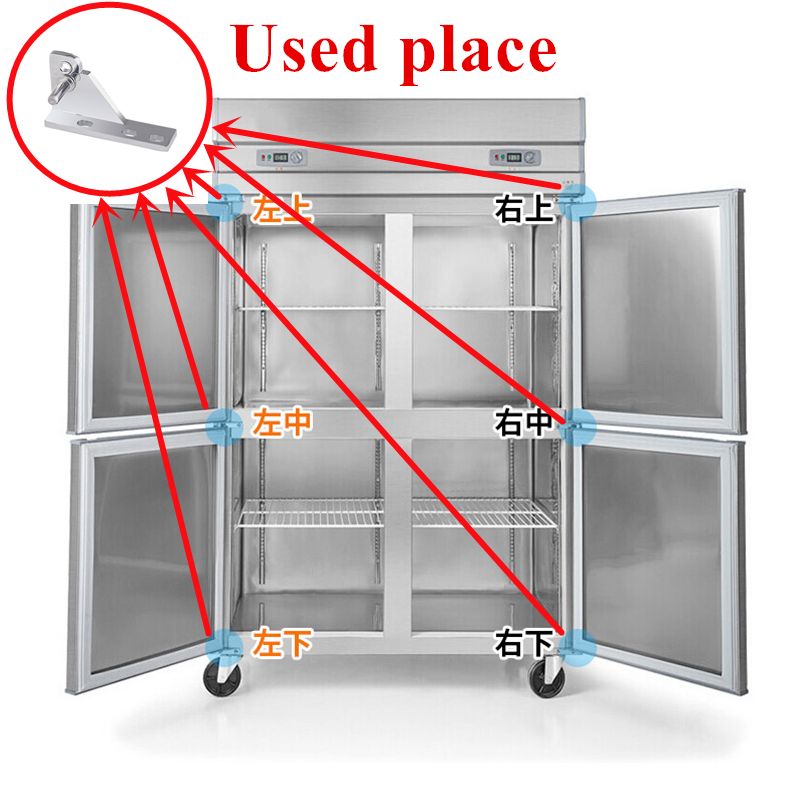 1 Pcs Refrigerator Hinge Freezer Automatic Shutters Snow Accessories Freezer Chain Hinge Door Hook For Furniture Hardware