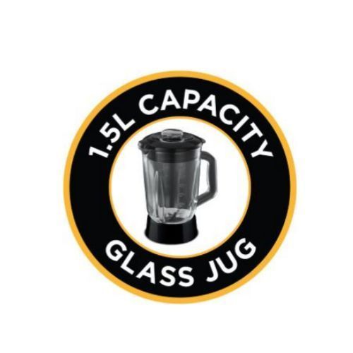 Desire Matte Black Jug Blender - 650W
