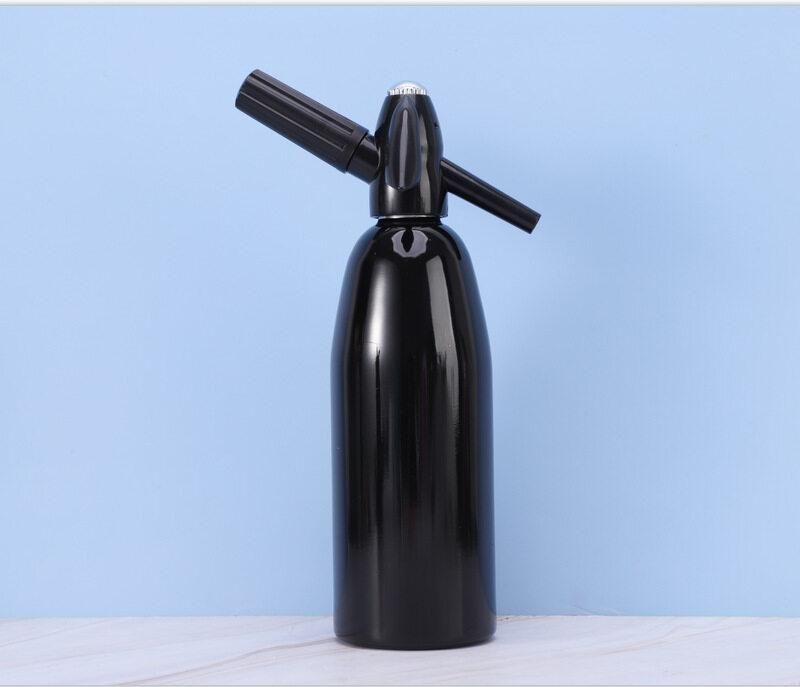 Soda Siphon Sparkling Water Maker (Black)