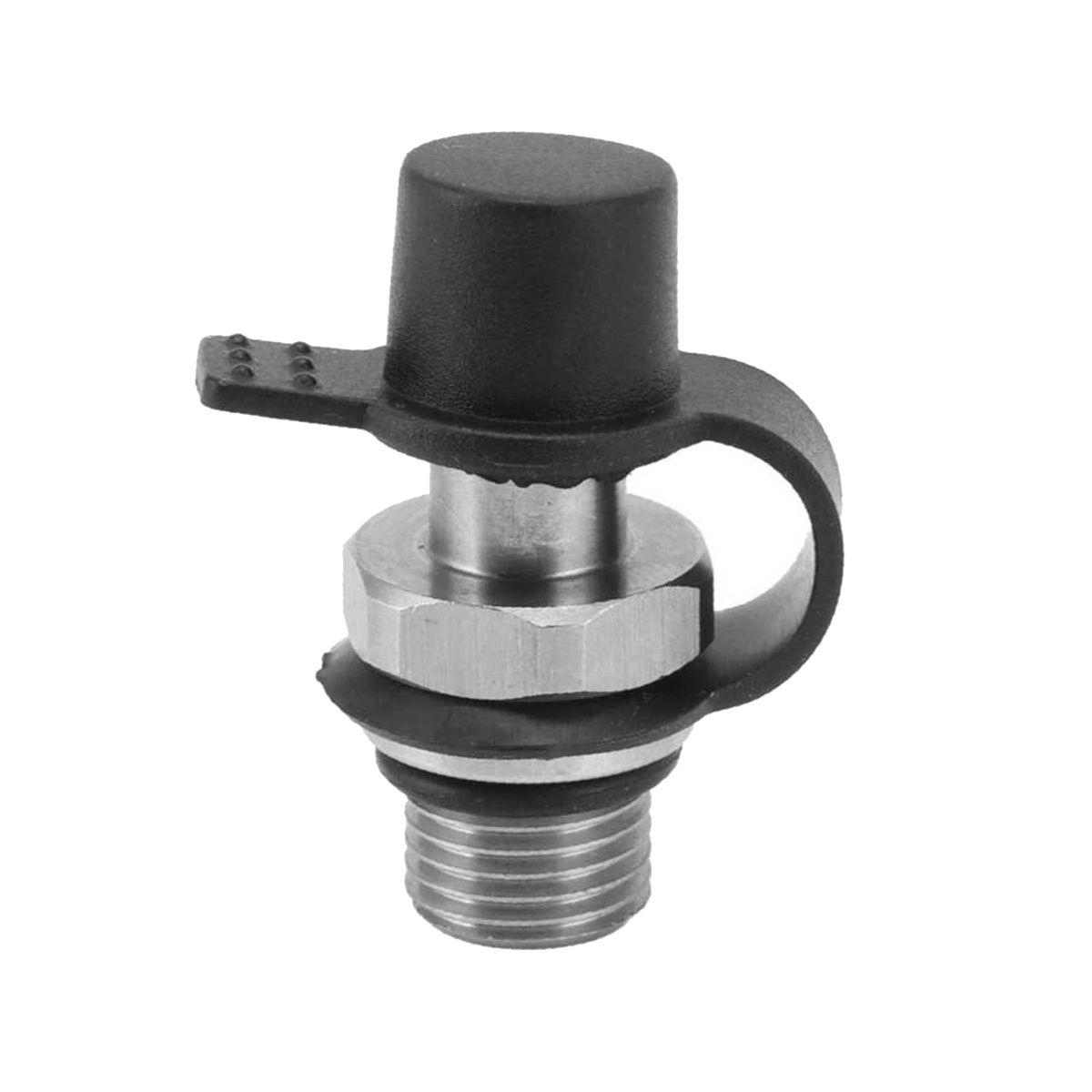 CO2 Inflation Connector 38-24UNF Male Inflation Connector Stainless Steel Soda Water Bottle Parts with Gasket
