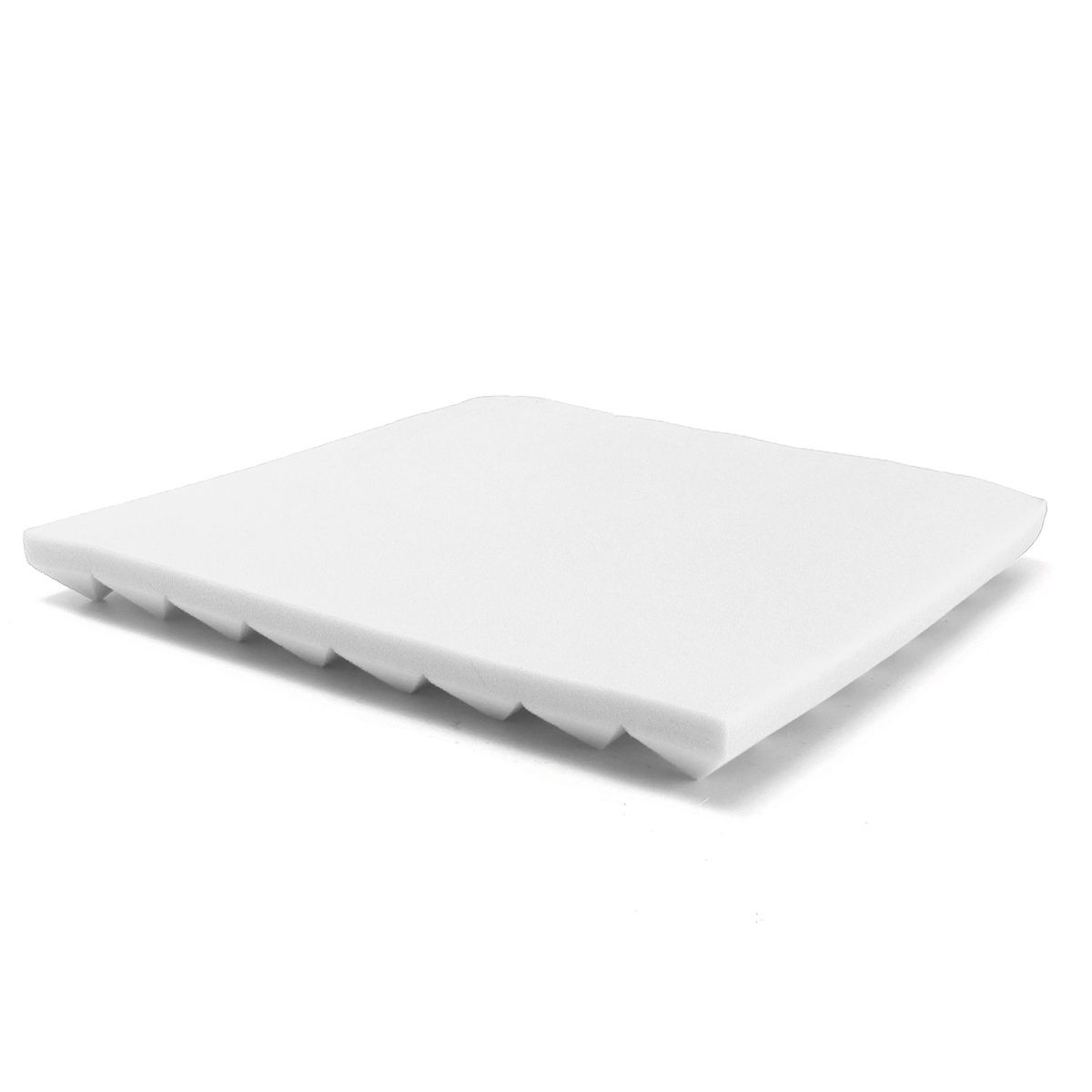 4pcs 30*30*5cm Soundproof Sponge Acoustic Panels Tiles Studio Sound Proofing Insulation Close Foam Mat For Studio, Piano Room, Drum Room, Anchor's Room, Home Theater, KTV, Meeting Rooms, Instrument Rooms, Etc. White (white)