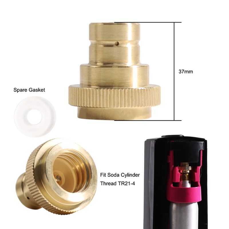 Quick CO2 Adapter for Soda Water for CO2 Soda Waterr DUOTank  Conversion for Soda Machine