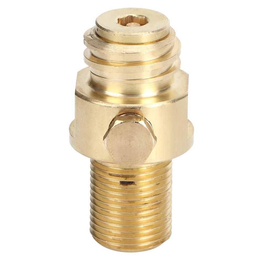 Soda Cylinder Valve CO2 Refill Adapter Converter M18X15 Soda Bottles Cylinder Refill Adapter for Tanks