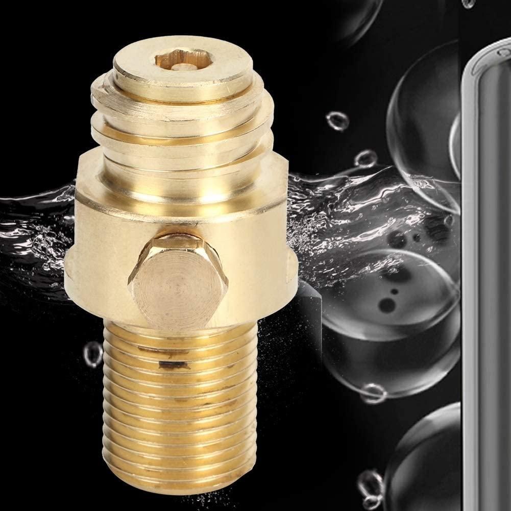 Soda Cylinder Valve CO2 Refill Adapter Converter M18X15 Soda Bottles Cylinder Refill Adapter for Tanks