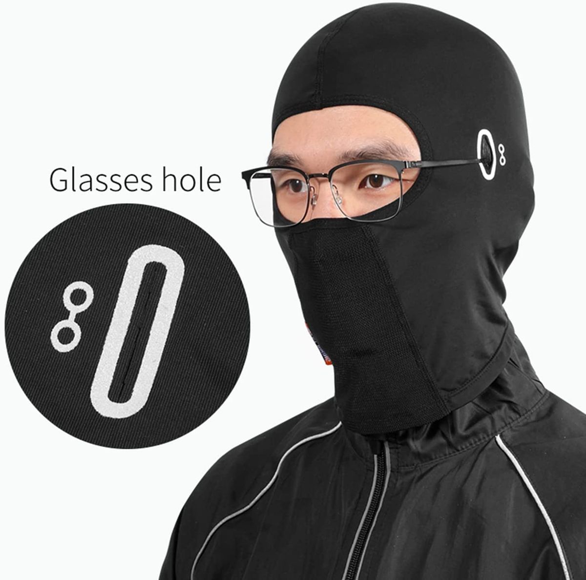 Summer Ice Silk Full Face Sunshade Cover Cap Motorcycle Mask