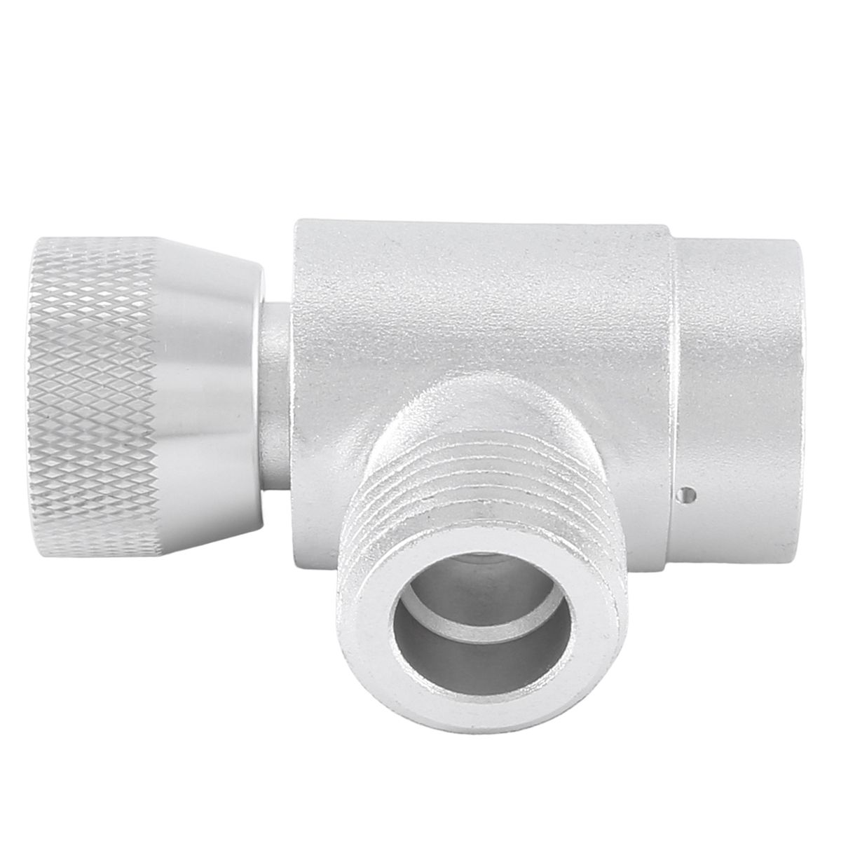 CO2 Gas Filling Refil Adapter Connector W218-14 for Soda Maker Tank Silver Tools Accessories Repment