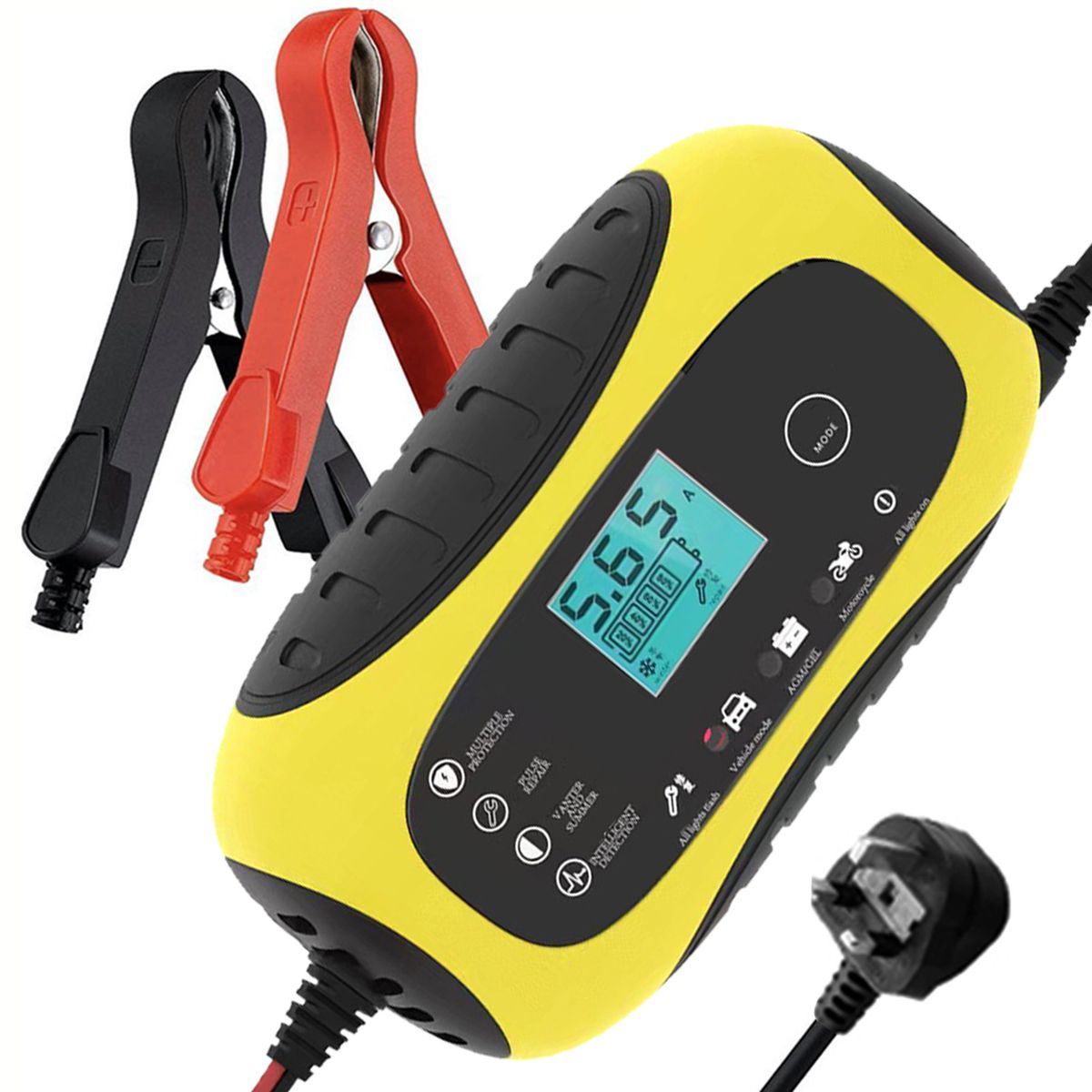 Car Battery Charger 12V / 6A Automatic Smart Battery Charger