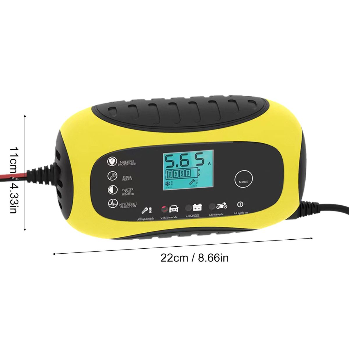 Car Battery Charger 12V / 6A Automatic Smart Battery Charger