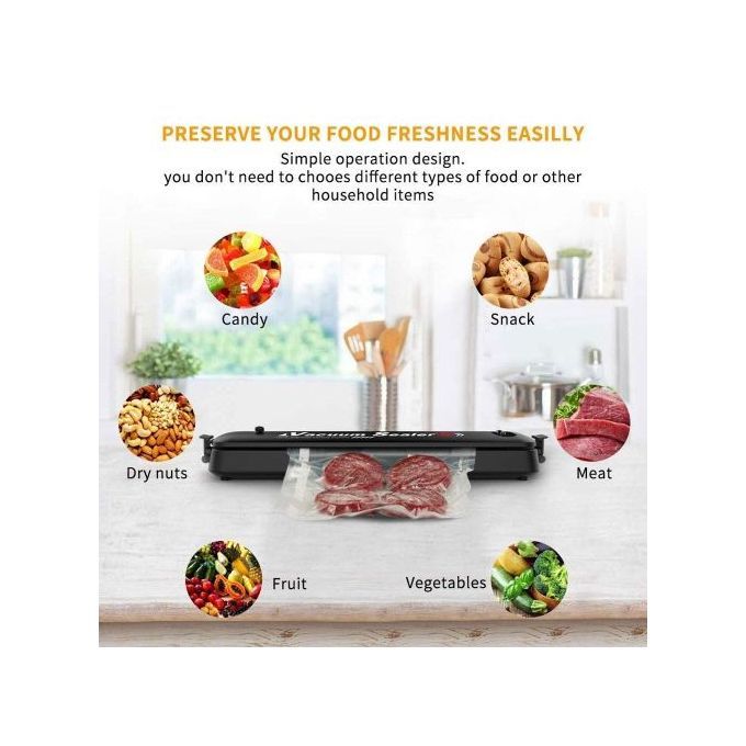 Automatic Food Vacuum Sealer With 10PCS Sealer Bags
