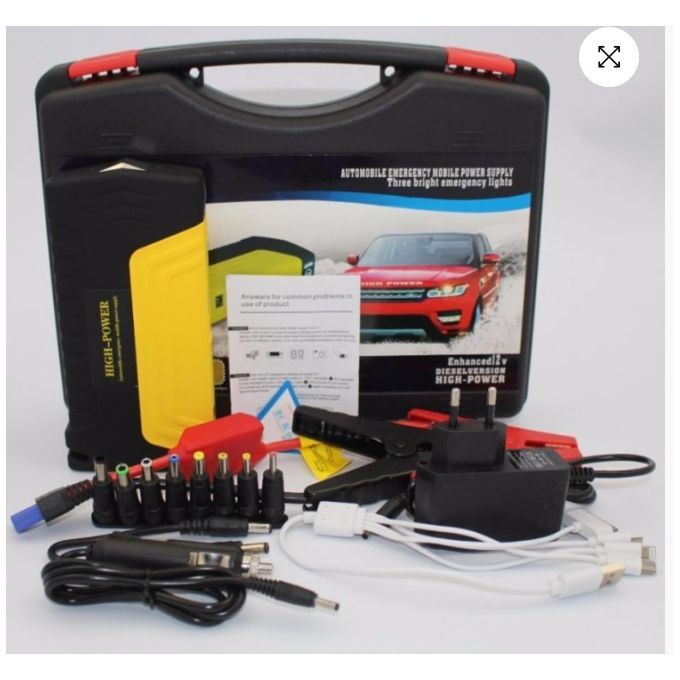 High Power JUMP STARTER KIT And POWER BANK For Laptop & Mobile Devices - Emergency Car Battery 50800mAh 12V ULTRASAFE LITHIUM - Torch Light- MULTI FUNCTION - HIGH BOOST PLUS