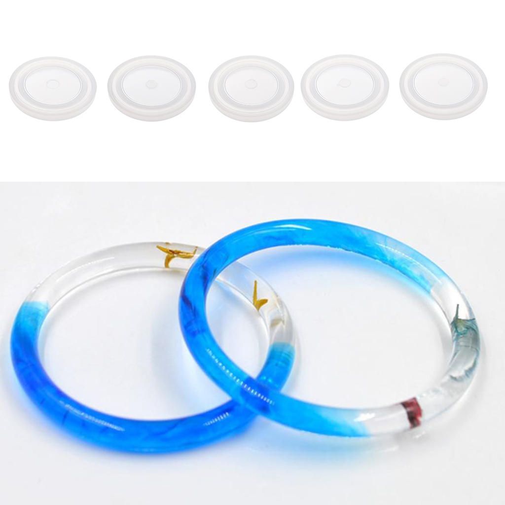 Round Silicone   Jewelry Casting Mould For Resin Bracelet