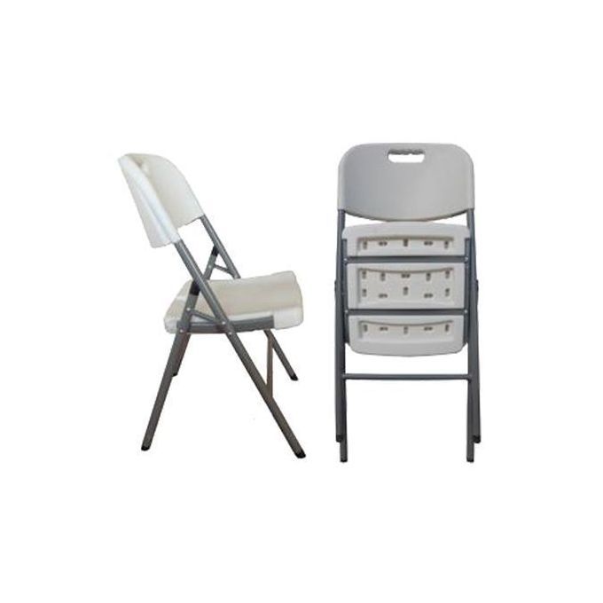 Foldable Plastic Heavy Duty Chair-2set