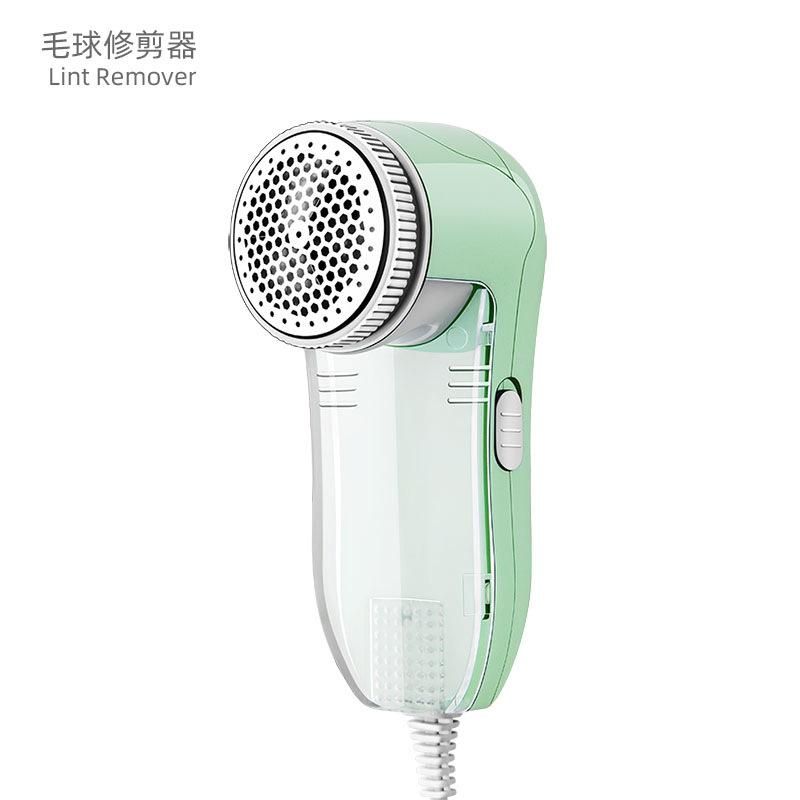Cross-border plug-in shaving ball machine shaving hair ball trimmer hair ball removal machine clothing shaving machine (English white line) straight plug + 2 spare heads