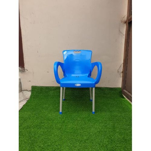 Plastic Chair With Iron Legs