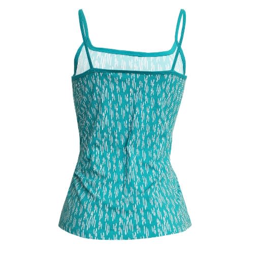 Basic Camisole Print - Turquoise Blue