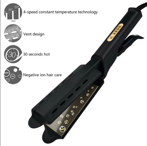 Professional Hair Straightener With Four-gear Temperature