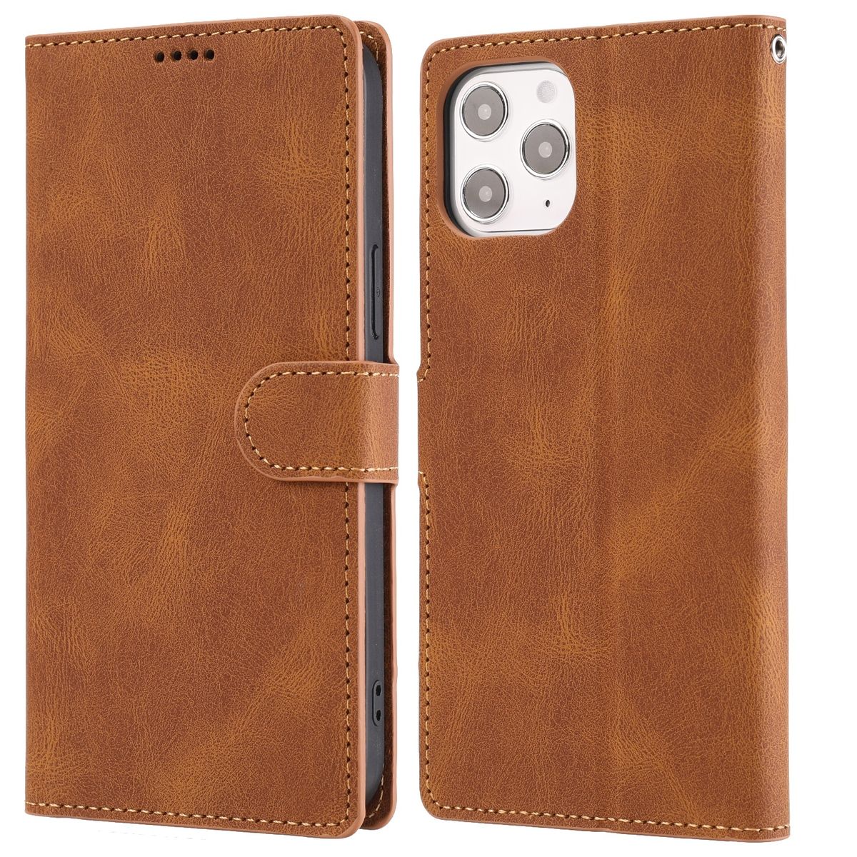 For IPhone 14 Pro Max Fantasy Classic Skin-feel Calfskin Texture Leather Case(Brown)