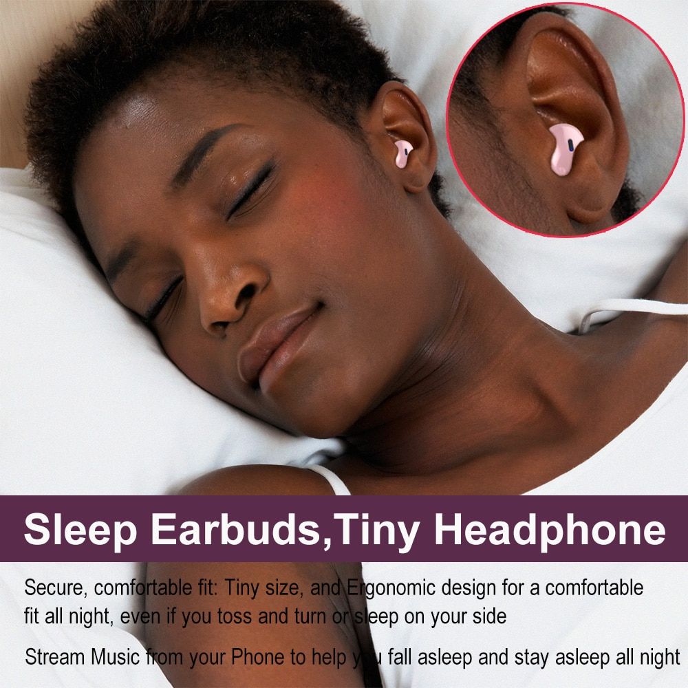 Invisible Wireless Earbuds With Mic Bluetooth 5.0 Tiny Earphone With Earphone