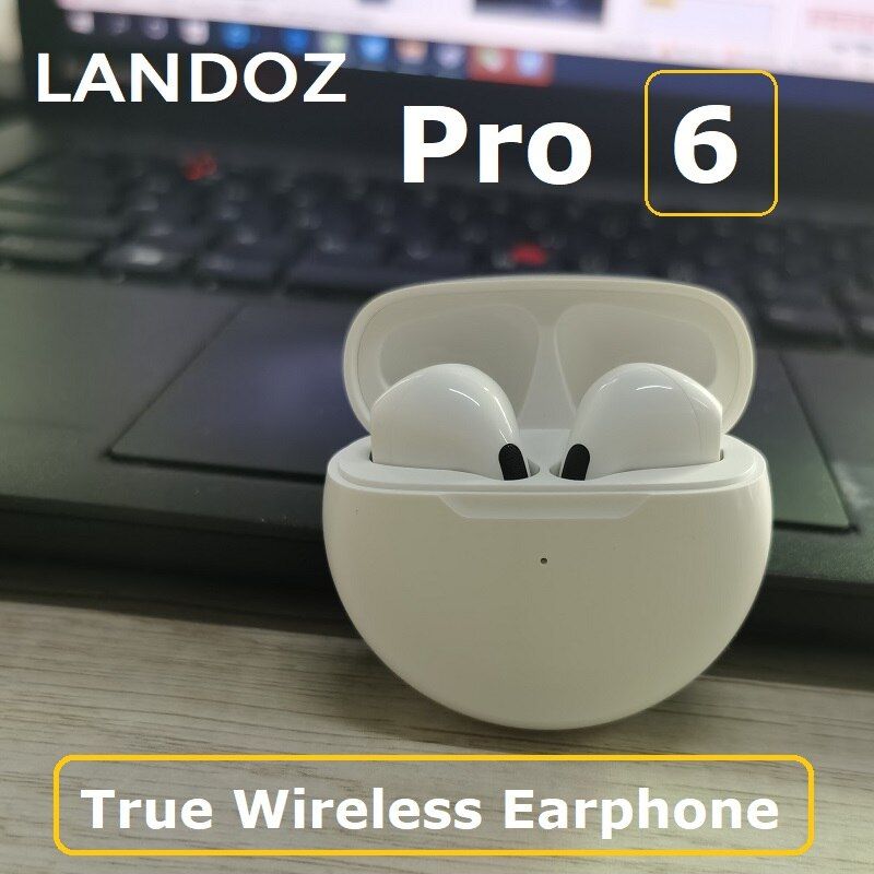 Pro 6 Tws Wireless Earphones Bluetooth Earbuds Pro6 Charging Case Earphone
