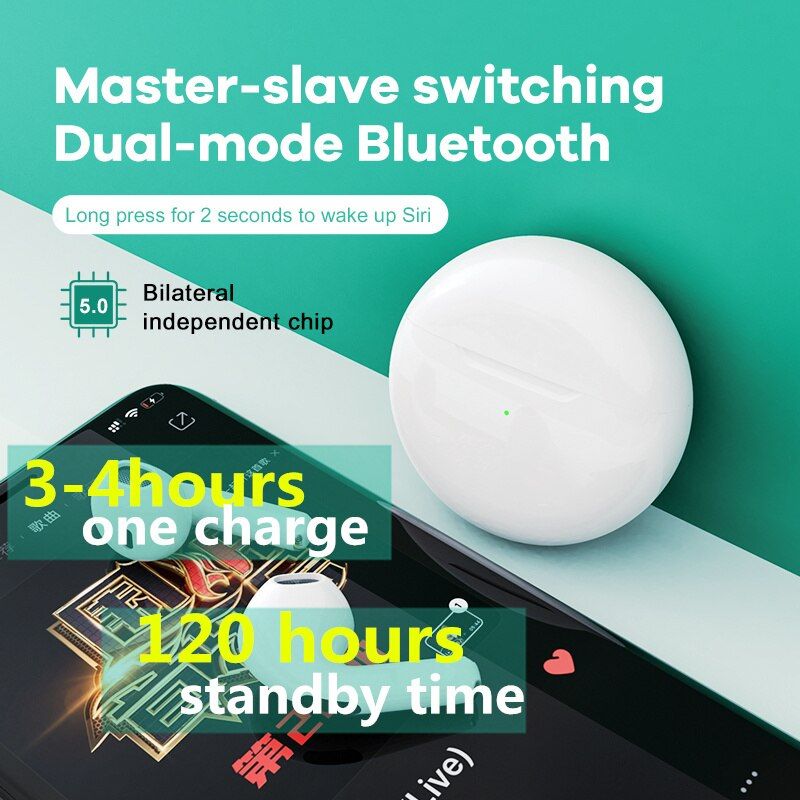 Pro 6 Tws Wireless Earphones Bluetooth Earbuds Pro6 Charging Case Earphone